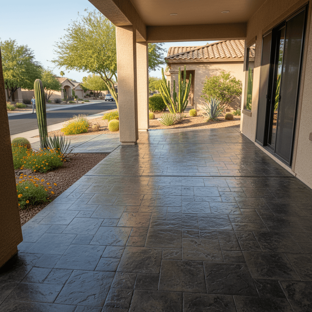 Stamped Concrete Flooring