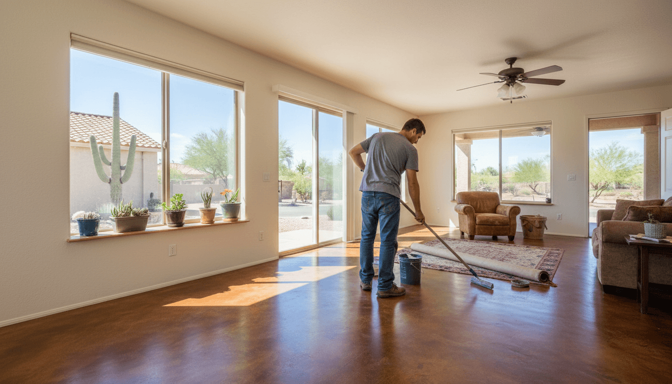 Stained Concrete Flooring